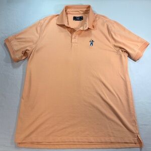 Eastside Golf Polo Shirt Mens XL Orange Golf Short Sleeve Embroidered Logo